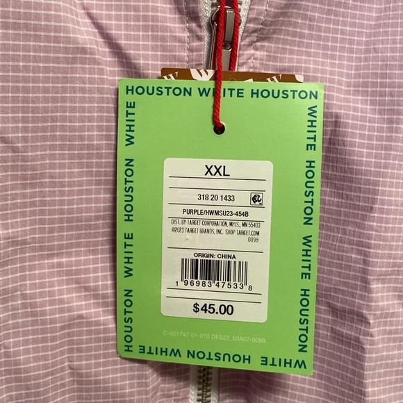 Brand New Houston White Purple/White Zip Up Jacket…size XXL - Picture 7 of 7